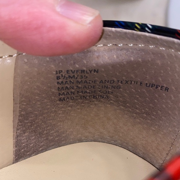 Jessica Simpson Everlynn Plaid Chunky Bling Loafers NWOT 8.5 - Picture 7 of 7